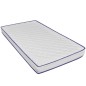 vidaXL Bett mit Memory-Schaum-Matratze Weiß Kunstleder 160x200cm vidaXL Bett mit Memory-Schaum-Matratze Weiß Kunstleder 160x200cm