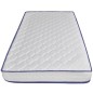 vidaXL Bett mit Memory-Schaum-Matratze Weiß Kunstleder 160x200cm vidaXL Bett mit Memory-Schaum-Matratze Weiß Kunstleder 160x200cm