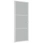 vidaXL Innentür 83x201,5 cm Weiß Mattglas und Aluminium vidaXL Innentür 83x201,5 cm Weiß Mattglas und Aluminium