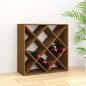 vidaXL Weinregal Honigbraun 62x25x62 cm Massivholz Kiefer vidaXL Weinregal Honigbraun 62x25x62 cm Massivholz Kiefer