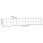 vidaXL Hochbeet Pulverbeschichteter Stahl 507x100x68 cm Anthrazit vidaXL Hochbeet Pulverbeschichteter Stahl 507x100x68 cm Anthrazit