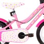 vidaXL Kinderfahrrad 12 Zoll Weiß und Rosa vidaXL Kinderfahrrad 12 Zoll Weiß und Rosa