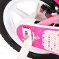 vidaXL Kinderfahrrad 12 Zoll Weiß und Rosa vidaXL Kinderfahrrad 12 Zoll Weiß und Rosa