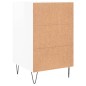 vidaXL Nachttisch Hochglanz-Weiß 40x40x66 cm Holzwerkstoff vidaXL Nachttisch Hochglanz-Weiß 40x40x66 cm Holzwerkstoff