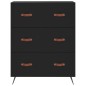 vidaXL Kommode Schwarz 69,5x34x90 cm Holzwerkstoff vidaXL Kommode Schwarz 69,5x34x90 cm Holzwerkstoff