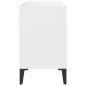 vidaXL TV-Schrank mit Metallbeinen Weiß 69,5x30x50cm vidaXL TV-Schrank mit Metallbeinen Weiß 69,5x30x50cm