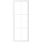 vidaXL Innentür 76x201,5 cm Weiß ESG-Glas und Aluminium vidaXL Innentür 76x201,5 cm Weiß ESG-Glas und Aluminium