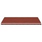 vidaXL Markisenbespannung Orange und Braun 6x3,5 m vidaXL Markisenbespannung Orange und Braun 6x3,5 m