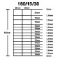 vidaXL Gartenzaun Verzinkter Stahl 50x1,6 m Silbern
