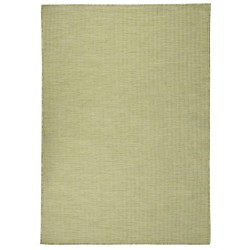 vidaXL Outdoor-Teppich Flachgewebe 160x230 cm Grün