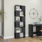 vidaXL Bücherregal Raumteiler Grau 60x24x186 cm Holzwerkstoff vidaXL Bücherregal Raumteiler Grau 60x24x186 cm Holzwerkstoff