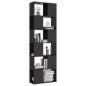 vidaXL Bücherregal Raumteiler Grau 60x24x186 cm Holzwerkstoff vidaXL Bücherregal Raumteiler Grau 60x24x186 cm Holzwerkstoff