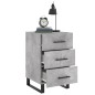 vidaXL Nachttisch Betongrau 40x40x66 cm Holzwerkstoff vidaXL Nachttisch Betongrau 40x40x66 cm Holzwerkstoff
