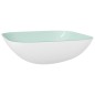 vidaXL Waschbecken Glas 42x42x14 cm Weiß vidaXL Waschbecken Glas 42x42x14 cm Weiß