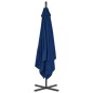 vidaXL Ampelschirm mit Stahlmast 250x250 cm Azurblau vidaXL Ampelschirm mit Stahlmast 250x250 cm Azurblau