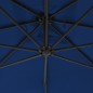 vidaXL Ampelschirm mit Stahlmast 250x250 cm Azurblau vidaXL Ampelschirm mit Stahlmast 250x250 cm Azurblau