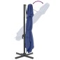 vidaXL Ampelschirm mit Doppeldach Azurblau 300x300 cm vidaXL Ampelschirm mit Doppeldach Azurblau 300x300 cm