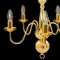 vidaXL Kronleuchter Golden 5 x E14-Glühbirnen vidaXL Kronleuchter Golden 5 x E14-Glühbirnen