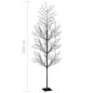 vidaXL Weihnachtsbaum 1200 LEDs Warmweißes Licht Kirschblüten 400 cm vidaXL Weihnachtsbaum 1200 LEDs Warmweißes Licht Kirschblüten 400 cm
