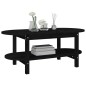 vidaXL Couchtisch Schwarz 80x45x45 cm Massivholz Kiefer vidaXL Couchtisch Schwarz 80x45x45 cm Massivholz Kiefer