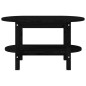 vidaXL Couchtisch Schwarz 80x45x45 cm Massivholz Kiefer vidaXL Couchtisch Schwarz 80x45x45 cm Massivholz Kiefer