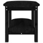 vidaXL Couchtisch Schwarz 80x45x45 cm Massivholz Kiefer vidaXL Couchtisch Schwarz 80x45x45 cm Massivholz Kiefer
