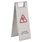 vidaXL Warnschild Klappbar Achtung Rutschgefahr Edelstahl vidaXL Warnschild Klappbar Achtung Rutschgefahr Edelstahl