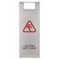 vidaXL Warnschild Klappbar Achtung Rutschgefahr Edelstahl vidaXL Warnschild Klappbar Achtung Rutschgefahr Edelstahl