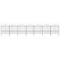 vidaXL Gartenzaun mit Speerspitzen Stahl (1,57 - 2) x 11,9 m Schwarz vidaXL Gartenzaun mit Speerspitzen Stahl (1,57 - 2) x 11,9 m Schwarz