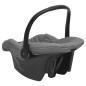 vidaXL Babyschale Hellgrau 42x65x57 cm vidaXL Babyschale Hellgrau 42x65x57 cm
