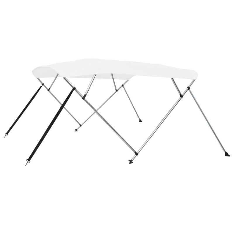 vidaXL 4-Bow Bimini Top Weiß 243x210x137 cm vidaXL 4-Bow Bimini Top Weiß 243x210x137 cm