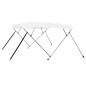 vidaXL 4-Bow Bimini Top Weiß 243x210x137 cm vidaXL 4-Bow Bimini Top Weiß 243x210x137 cm