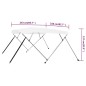 vidaXL 4-Bow Bimini Top Weiß 243x210x137 cm vidaXL 4-Bow Bimini Top Weiß 243x210x137 cm