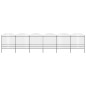 Gartenzaun mit Speerspitzen Stahl (1,75 - 2) x 10,2 m Schwarz Gartenzaun mit Speerspitzen Stahl (1,75 - 2) x 10,2 m Schwarz