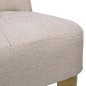 vidaXL Französische Stühle 2 Stk. Creme Stoff vidaXL Französische Stühle 2 Stk. Creme Stoff