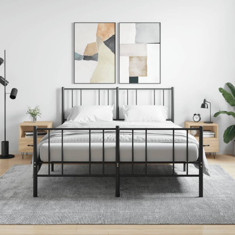 vidaXL Nachttische 2 Stk. Sonoma-Eiche 40x35x47,5 cm Holzwerkstoff vidaXL Nachttische 2 Stk. Sonoma-Eiche 40x35x47,5 cm Holzwerkstoff