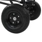 vidaXL Handstreuwagen Salzstreuer zum Ziehen PVC Stahl 125x74x79cm 45L vidaXL Handstreuwagen Salzstreuer zum Ziehen PVC Stahl 125x74x79cm 45L