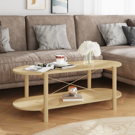 vidaXL Couchtisch 110x48x40 cm Holzwerkstoff