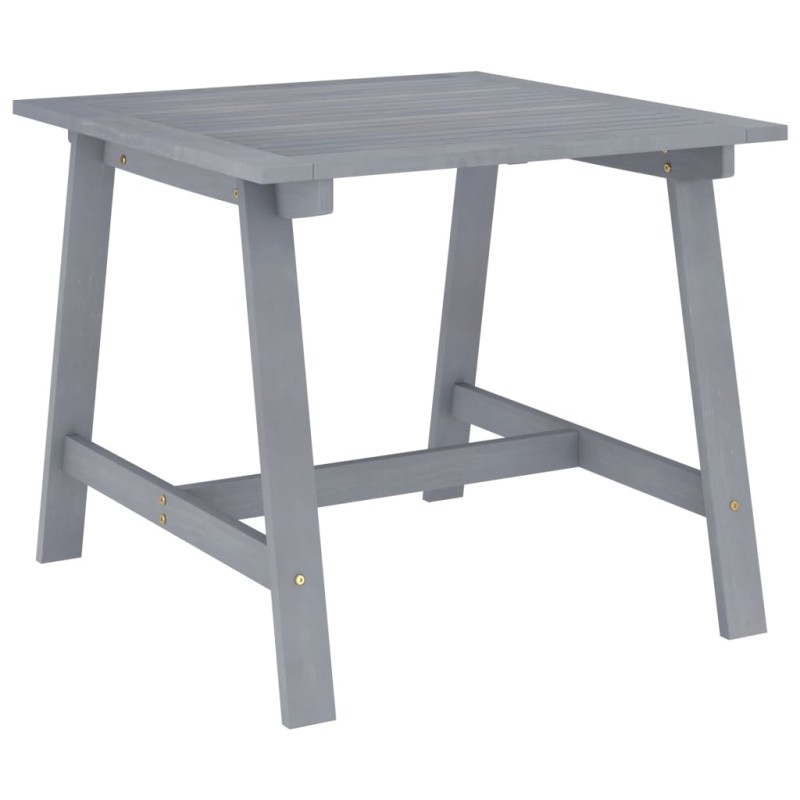 vidaXL Garten-Esstisch Grau 88x88x74 cm Akazie Massivholz vidaXL Garten-Esstisch Grau 88x88x74 cm Akazie Massivholz