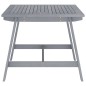 vidaXL Garten-Esstisch Grau 88x88x74 cm Akazie Massivholz vidaXL Garten-Esstisch Grau 88x88x74 cm Akazie Massivholz