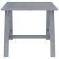vidaXL Garten-Esstisch Grau 88x88x74 cm Akazie Massivholz vidaXL Garten-Esstisch Grau 88x88x74 cm Akazie Massivholz