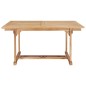 vidaXL 7-tlg. Garten-Essgruppe 150-200 x 100 x 75 cm Massivholz Teak vidaXL 7-tlg. Garten-Essgruppe 150-200 x 100 x 75 cm Massivholz Teak