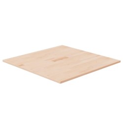 vidaXL Tischplatte Quadratisch 70x70x1,5 cm Eichenholz Unbehandelt