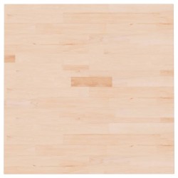vidaXL Tischplatte Quadratisch 70x70x1,5 cm Eichenholz Unbehandelt