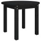 vidaXL Couchtisch Schwarz Ø 55x45 cm Massivholz Kiefer vidaXL Couchtisch Schwarz Ø 55x45 cm Massivholz Kiefer