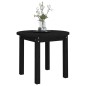 vidaXL Couchtisch Schwarz Ø 55x45 cm Massivholz Kiefer vidaXL Couchtisch Schwarz Ø 55x45 cm Massivholz Kiefer