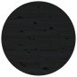 vidaXL Couchtisch Schwarz Ø 55x45 cm Massivholz Kiefer vidaXL Couchtisch Schwarz Ø 55x45 cm Massivholz Kiefer