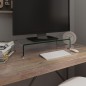 vidaXL TV-Tisch/Bildschirmerhöhung Glas Transparent 60x25x11 cm vidaXL TV-Tisch/Bildschirmerhöhung Glas Transparent 60x25x11 cm
