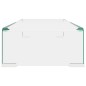 vidaXL TV-Tisch/Bildschirmerhöhung Glas Transparent 60x25x11 cm vidaXL TV-Tisch/Bildschirmerhöhung Glas Transparent 60x25x11 cm