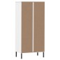 vidaXL Bücherregal OSLO mit 2 Schubladen Weiß 60x35x128,5cm Massivholz vidaXL Bücherregal OSLO mit 2 Schubladen Weiß 60x35x128,5cm Massivholz